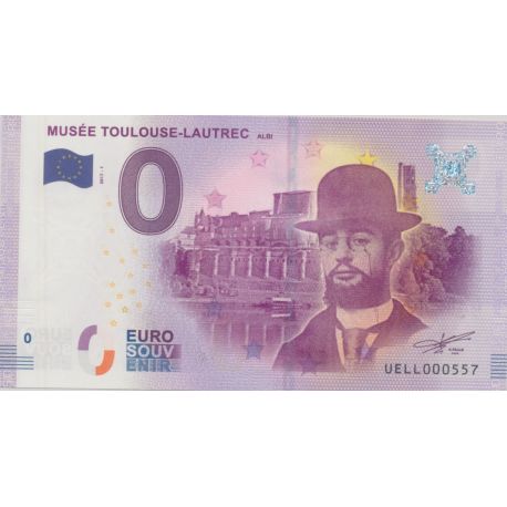 Billet - Musée Toulouse-Lautrec - 2017-1 - Albi