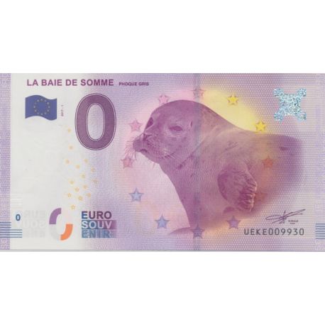 Billet 0€ - Phoque gris - 2017-1 - Baie de somme