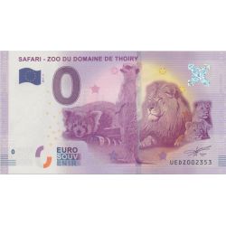 Billet - Safari - Zoo du domaine de Thoiry - 2017-2
