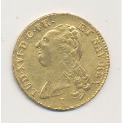 Louis XVI - Double louis d'or buste nu - 1786 T Nantes - TTB+