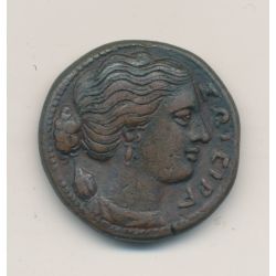 Sicile - Hémilitron - Syracuse - bronze - TTB