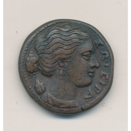Sicile - Hémilitron - Syracuse - bronze - TTB