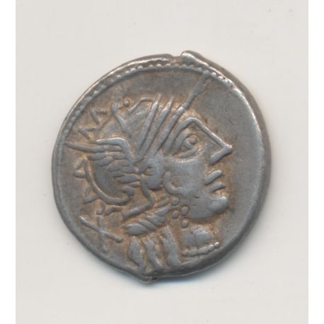 République Romaine - Denier Porcia - argent - TTB