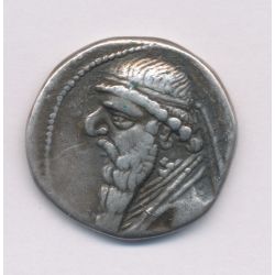 Royaume de Parthe - Drachme Mithradate II - argent - TTB
