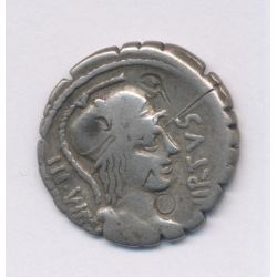 République Romaine - Denier Aquilia - argent - B+/TB