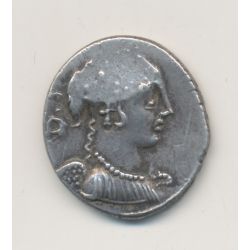 République Romaine - Denier Carisia - argent - TB/TTB