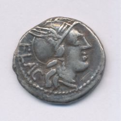 République Romaine - Denier Rutilia - argent - TB+