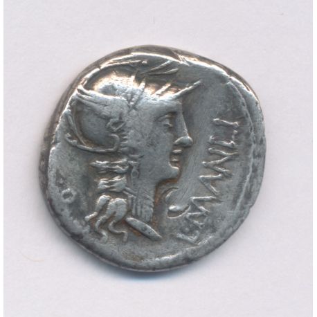 République Romaine - Denier Manlia - argent - TB+