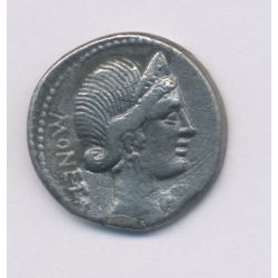 République Romaine - Denier Plaetoria - argent - TTB