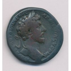 Marc Aurèle - Sesterce - bronze - B+/TB