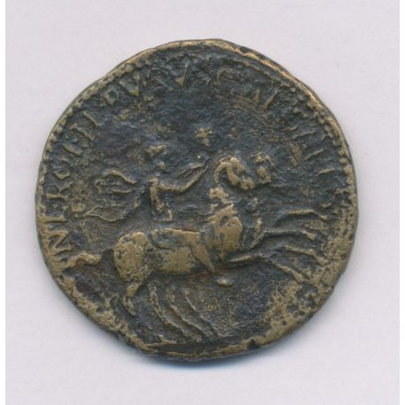 Néron et Drusus César - Dupondius - bronze - B+/TB
