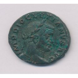 Dioclétien - Follis frappé à Trèves - bronze - TB+