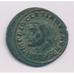 Dioclétien - Follis frappé à Ticinium - bronze - TTB