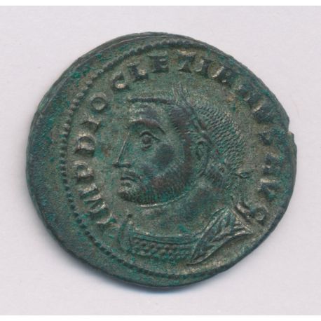 Dioclétien - Follis frappé à Ticinium - bronze - TTB