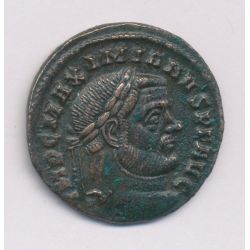 Maximien Hercule - Follis Frappé à Ticinium - bronze - TB