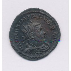 Maximien Hercule - Follis Aurelianus Lyon - bronze - TTB