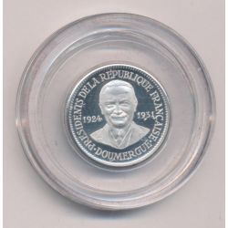 Médaille - Gaston Doumergue - Présidents de la République Française - 21mm - argent - FDC