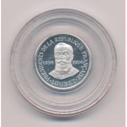 Médaille - Emile Loubet - Présidents de la République Française - 21mm - argent - FDC