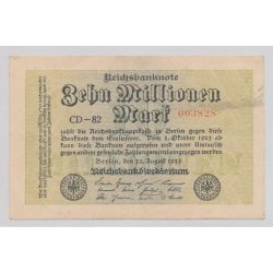 Allemagne - 10 Million mark - 1923 - TB/TTB