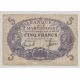 Martinique - 5 Francs Cabasson Type 1901 violet - TB