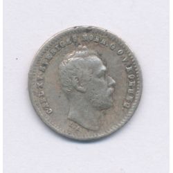 Suède - 10 Ore 1865 - Oscar I - argent - TB+