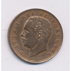 Portugal - 10 Reis - 1884 - Louis 1er - cuivre - TTB
