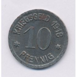 Allemagne - 10 Pfennig 1918 - Coblenz - TTB