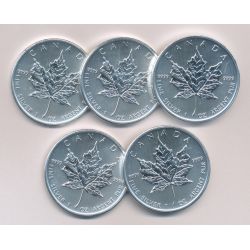 Canada - Mapple leaf - 1 oz/once - 31,10g argent - Neuf