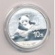 Chine - 10 Yuan - 2014 Panda - argent 1 once - FDC