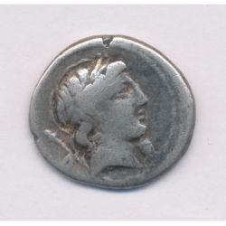 République Romaine - Denier Crépusia - argent - B+