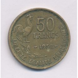 50 Francs Guiraud - 1958 - TB/TB+
