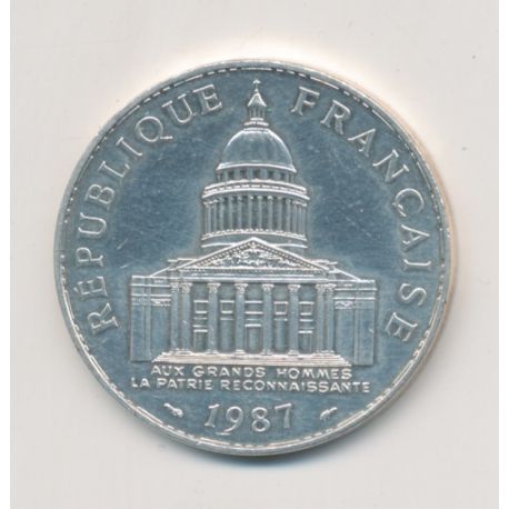 100 Francs Panthéon - 1987 - argent