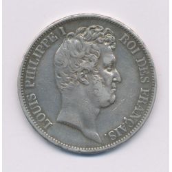 5 Francs Louis philippe I - 1831 A Paris - Tranche en relief - TB/TB+
