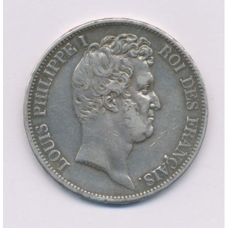 5 Francs Louis philippe I - 1831 A Paris - Tranche en relief - TB/TB+