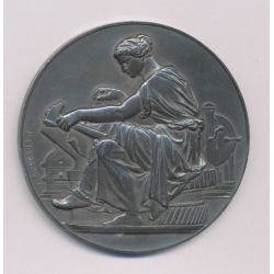 Médaille - Syndicat général de la droguerie Française - argent 59g - 50mm - TTB+