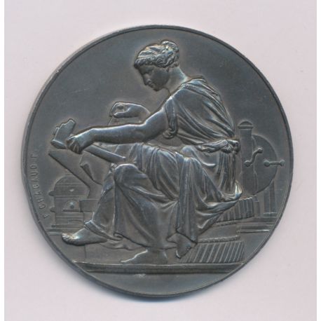 Médaille - Syndicat général de la droguerie Française - argent 59g - 50mm - TTB+