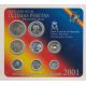 Espagne - Coffret 8 Monnaies - 2001 - Ultime Pesetas