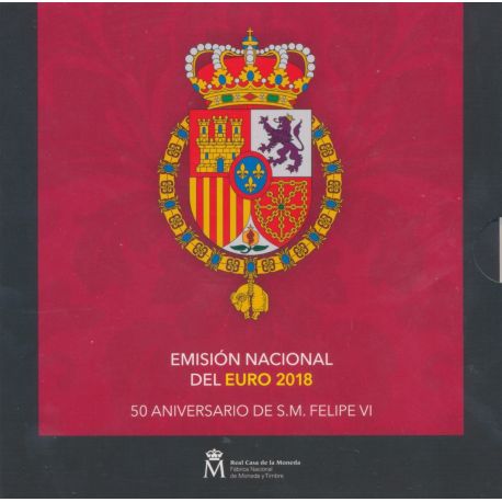 Coffret BU Espagne - 2018 - 50e anniversaire Felipe VI