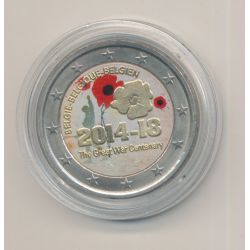 2 Euro Belgique 2014 - version hologramme