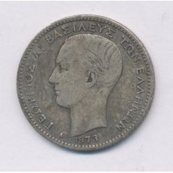 Grèce - 1 Drachme 1873 A - argent - TB