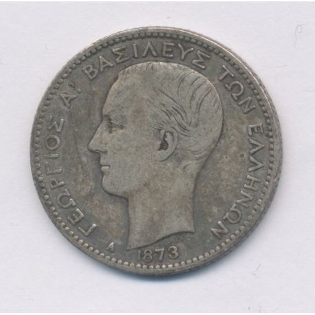 Grèce - 1 Drachme 1873 A - argent - TB