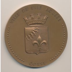 Médaille - Ville de l'ile rousse - Corse - bronze 68mm