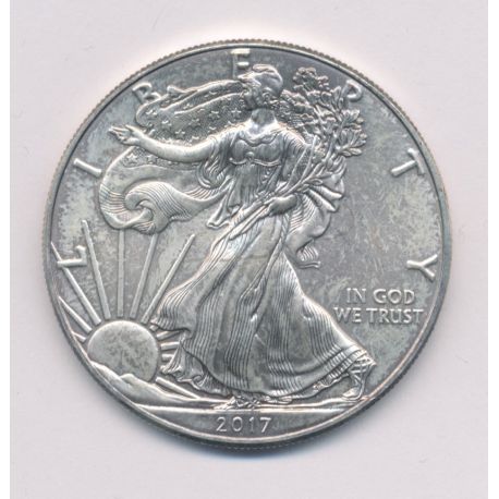 Etats-Unis - 1 Dollar 2017 - Silver eagle - argent - SUP