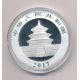 Chine - 10 Yuan - 2017 Panda - argent 1 once - FDC