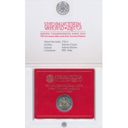 Vatican - 2 Euro 2024 - 750e anniversaire de la mort de Thomas d'Aquin