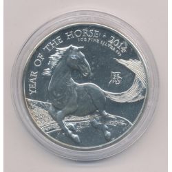 Angleterre - 2 Pounds 2014 - Année du cheval - 1 once argent - FDC