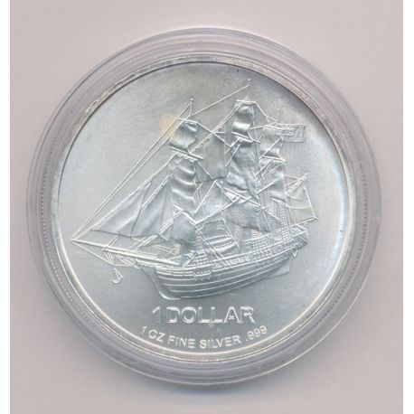 Iles Cook - 1 Dollar 2013 - Bounty - 1 once argent - SPL