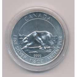 Canada - 8 Dollars 2013 - ours - 1 1/2 once argent - SPL