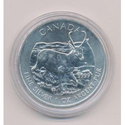 Canada - 5 Dollars 2013 - antilocapre - 1 once argent - SPL