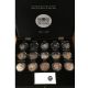 Coffret 15 x 10 Euro - Grands souverains et chefs d'état - 2011-2015 - argent Belle épreuve